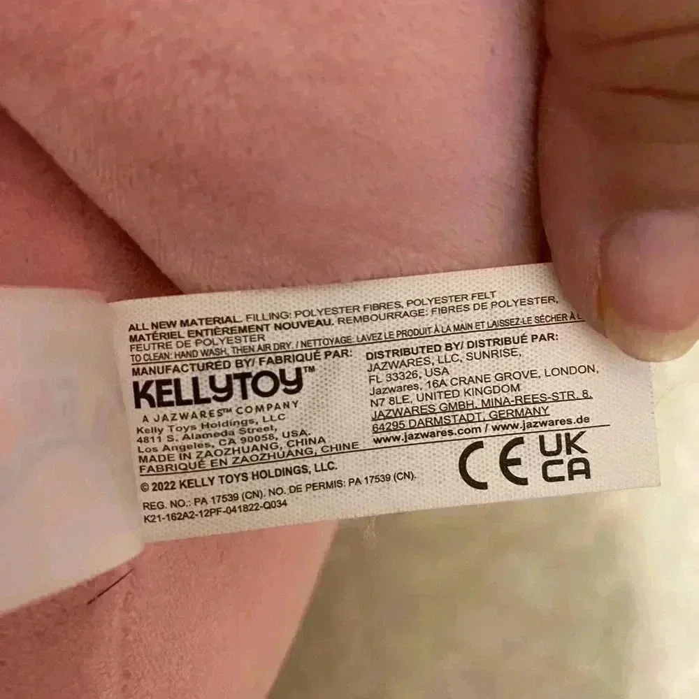Squishmallow Rhiannon the Pink Fox-2022 ‎ Official Kellytoy Plush